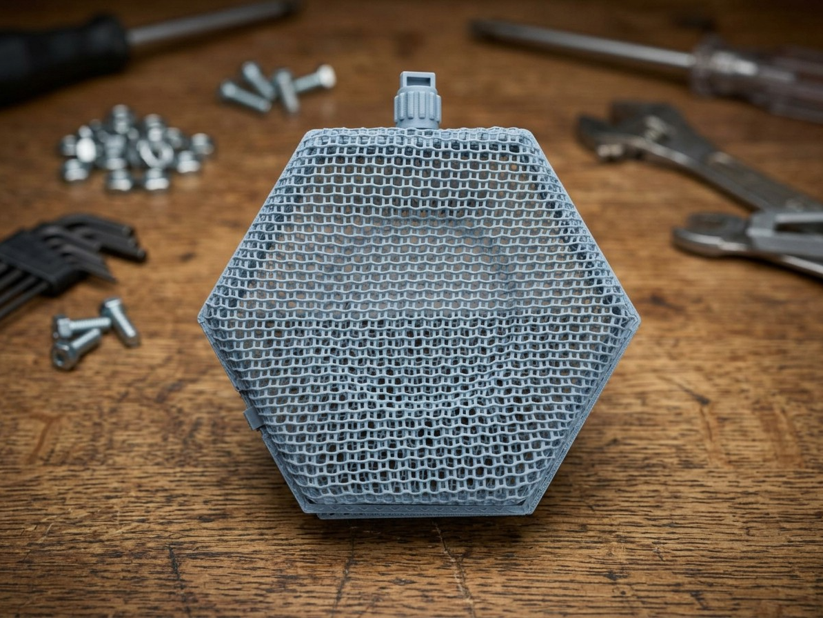 Built Like Dad: Thermoformed Hex Nut Gift Box