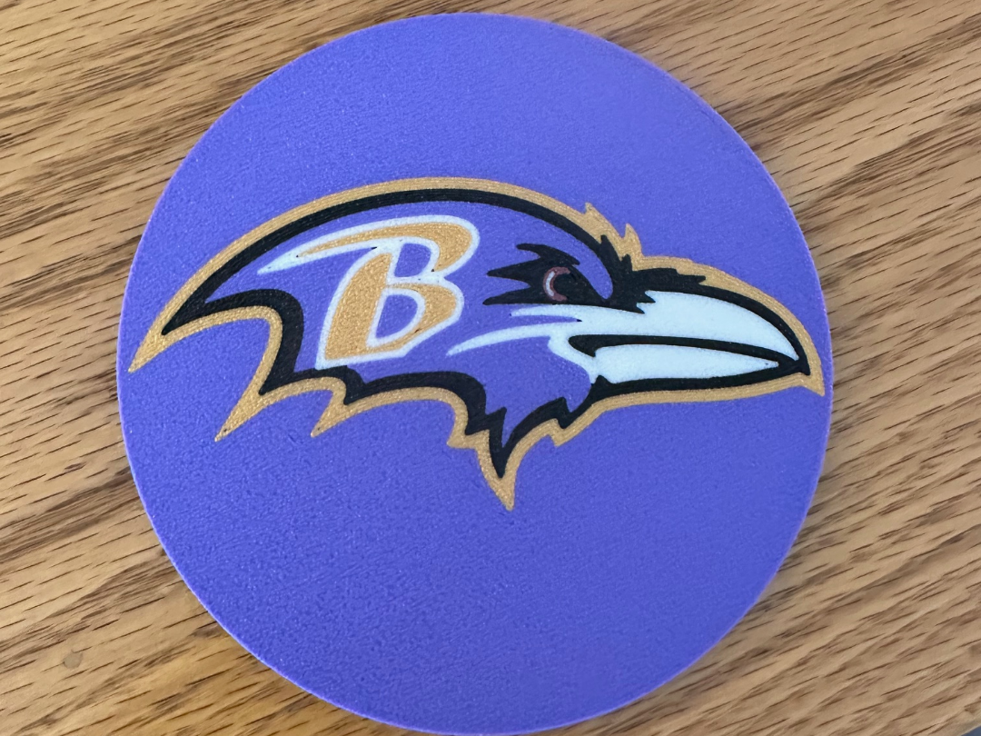 Baltimore Ravens Coaster set