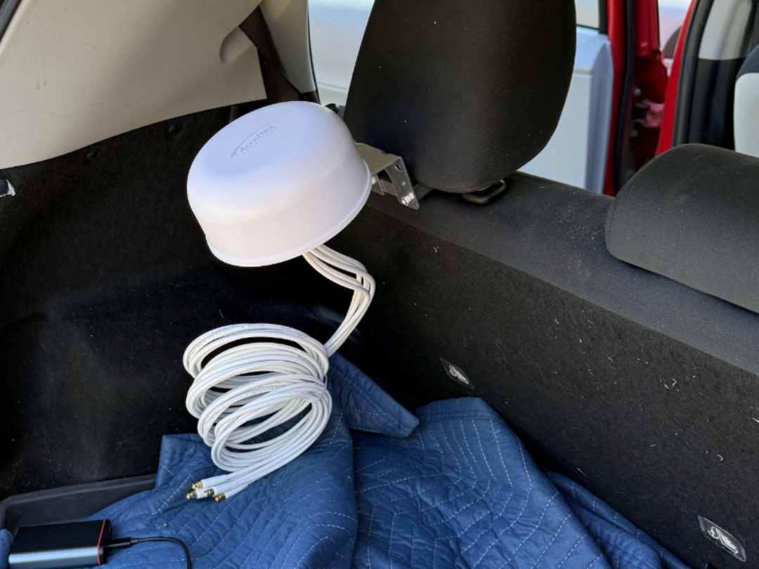 AccelTex Antenna to Honda Fit Headrest Adapter