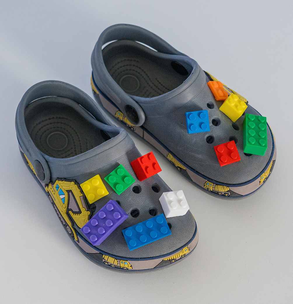 brick Charm for Crocs (Toddler size)