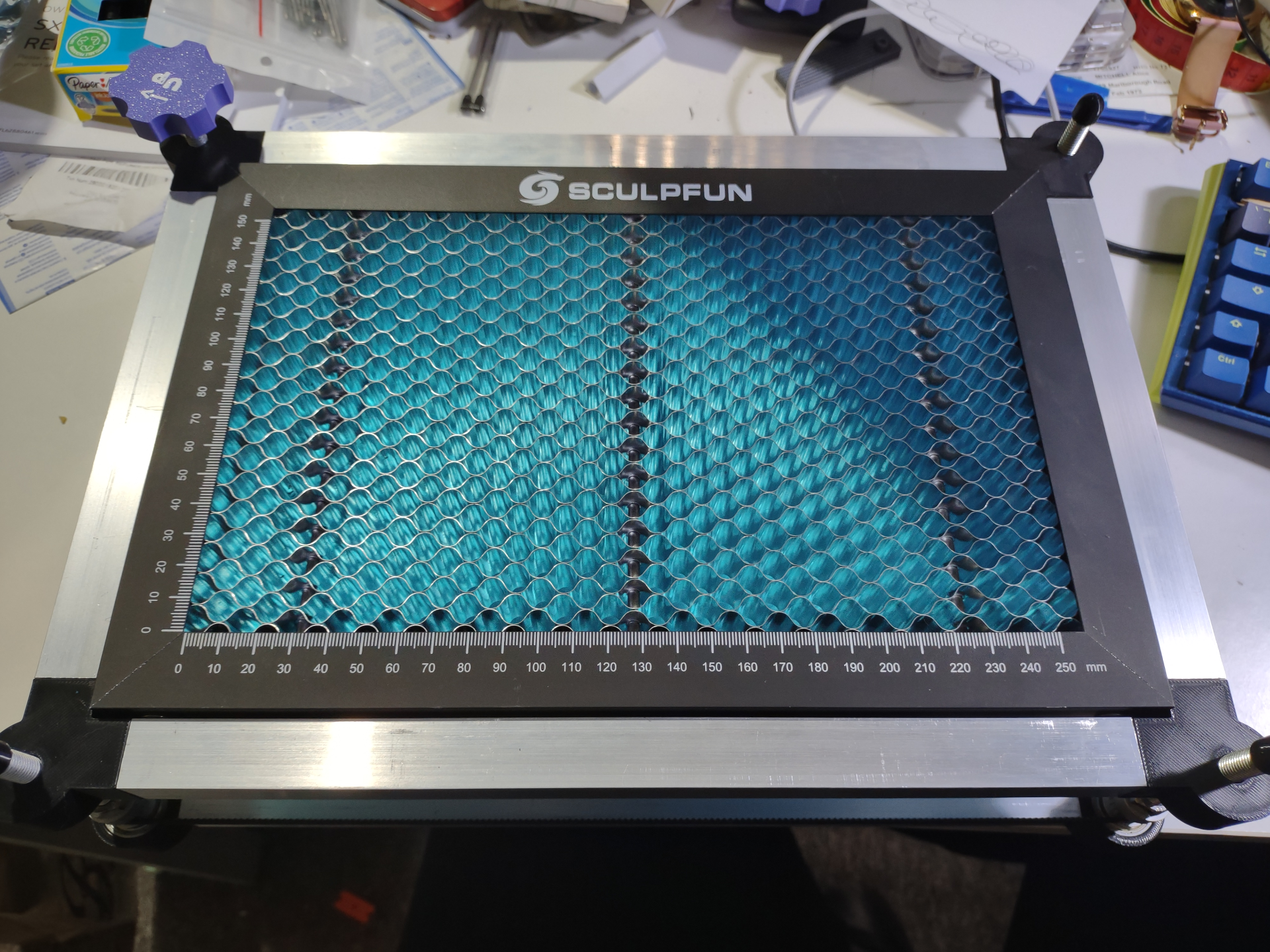 K40 Laser Cutter Adjustable Height Bed
