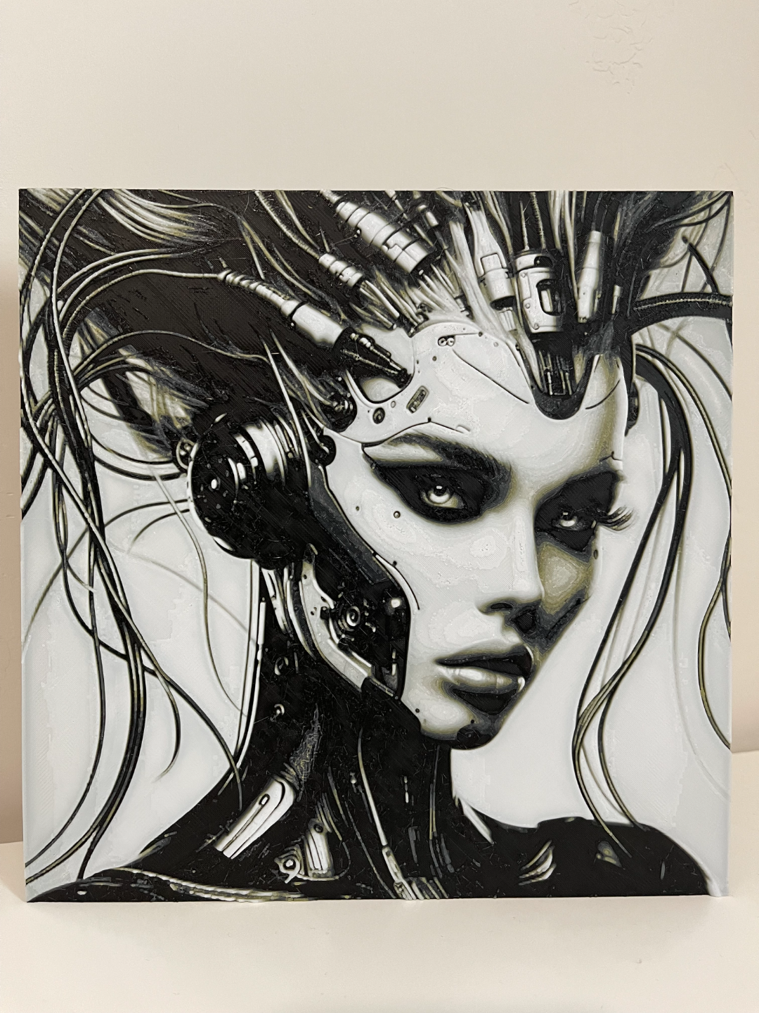 Cyborg Girl - HueForge