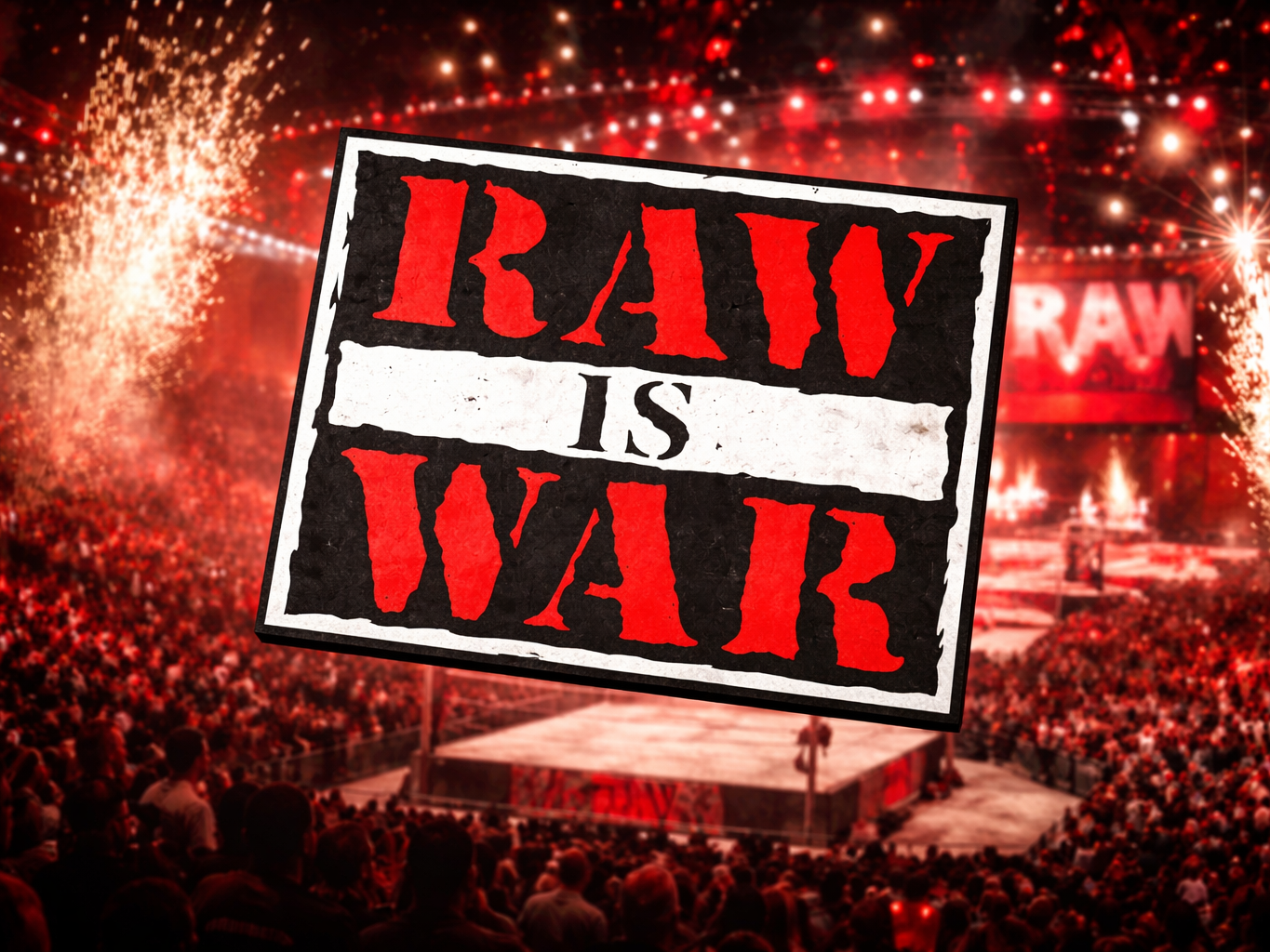 Raw is War Table Stand