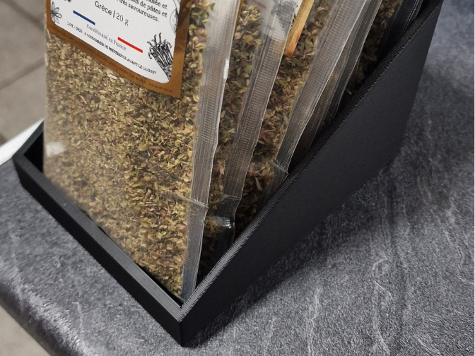 Présentoire sachets d'épices