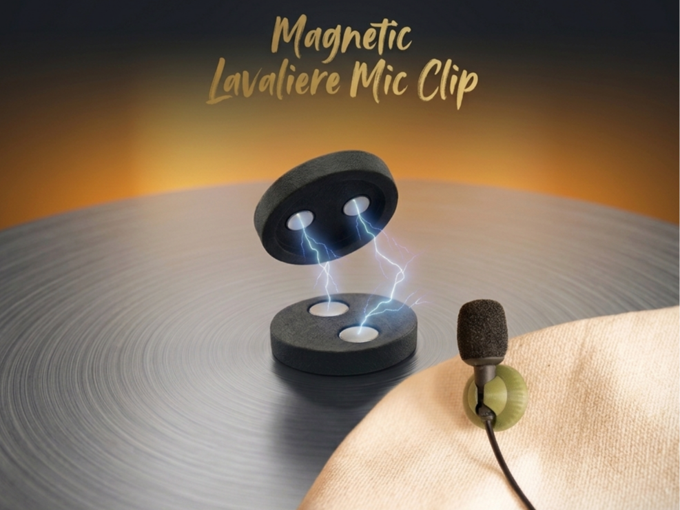Magnetic Lavalier Mic Clip