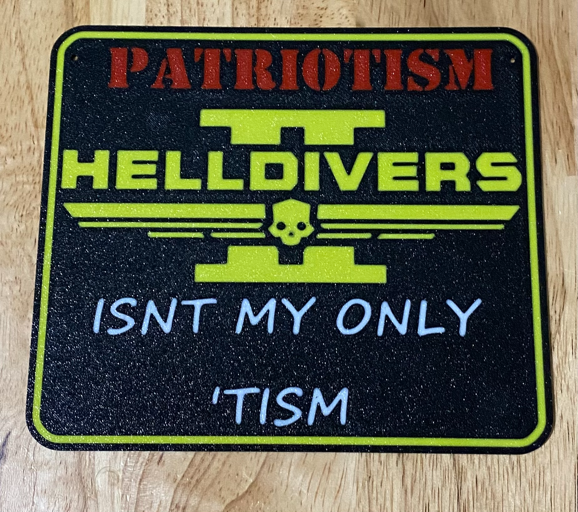 Hell Divers Plaque