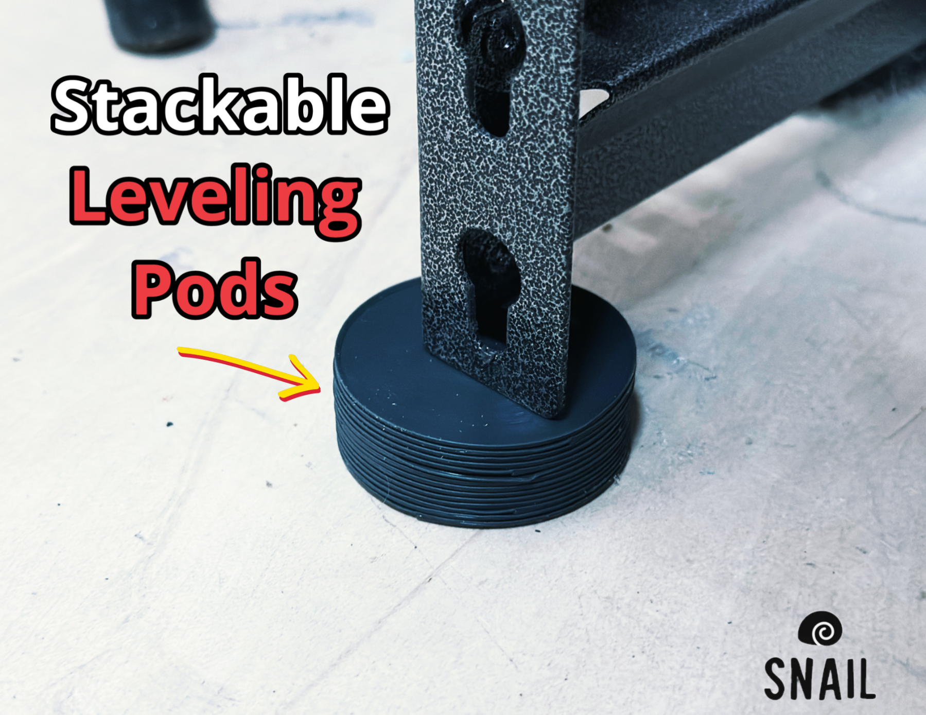 Leveling Pod. 1mm Furniture Leveling Disks.