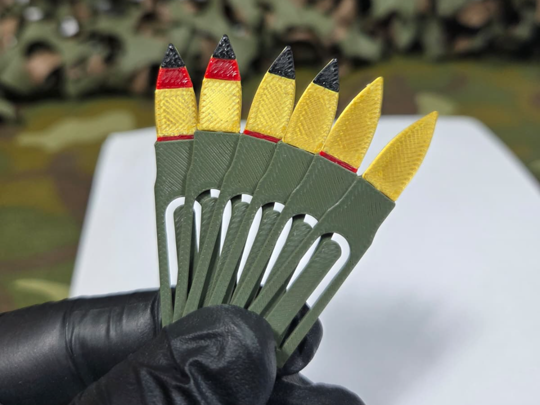 7.62 x 39 Ammo Bullet Simple Paperclip Bookmark
