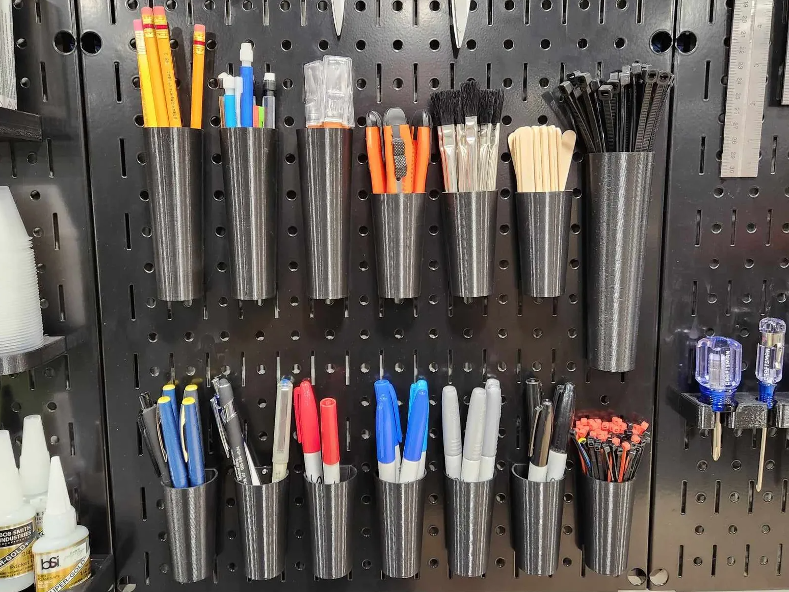 Wall Control Pegboard - Universal Cups