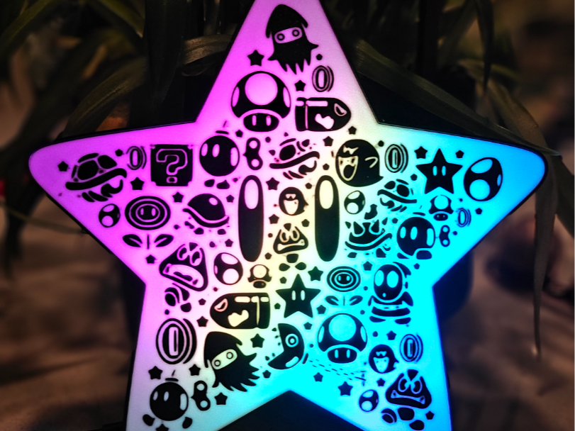 Super Mario Star Fan art