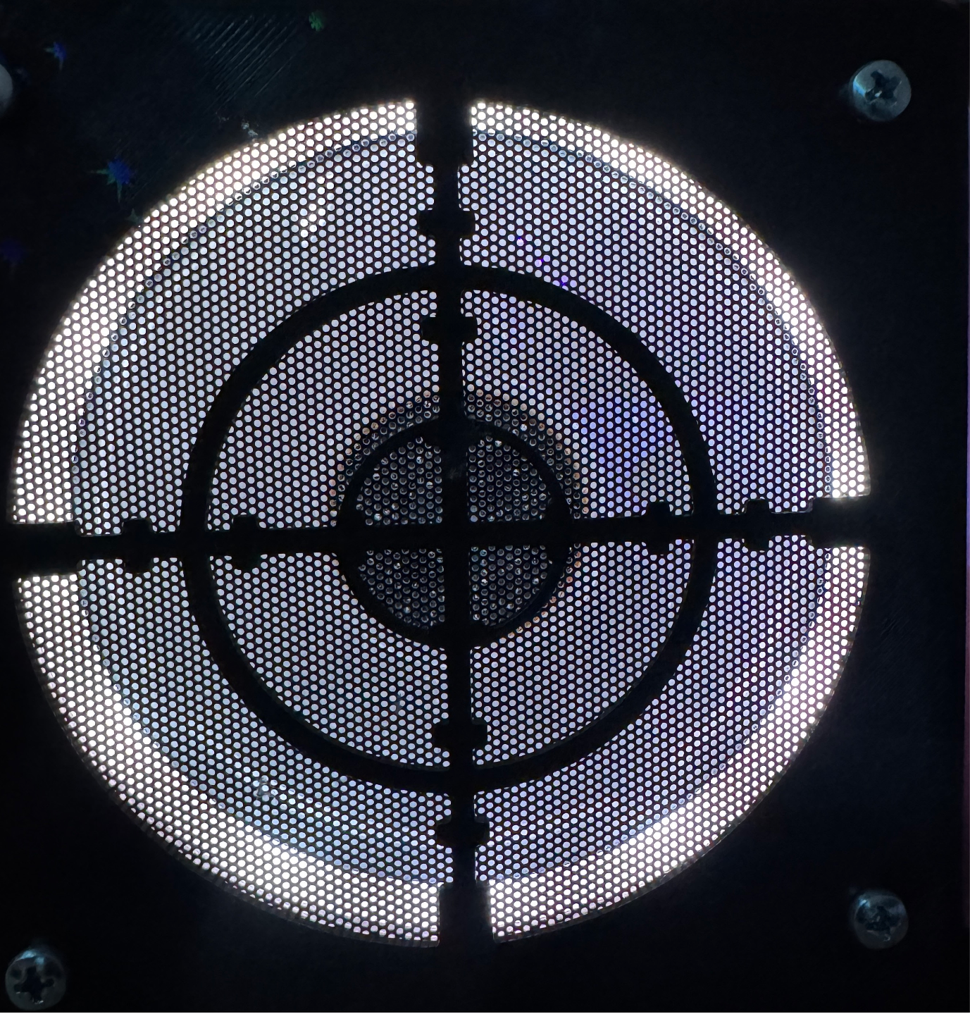 Lüftergitter 120mm Fadenkreuz