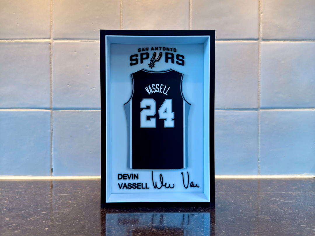 Devin Vassell - San Antonio Spurs - Jersey Frame