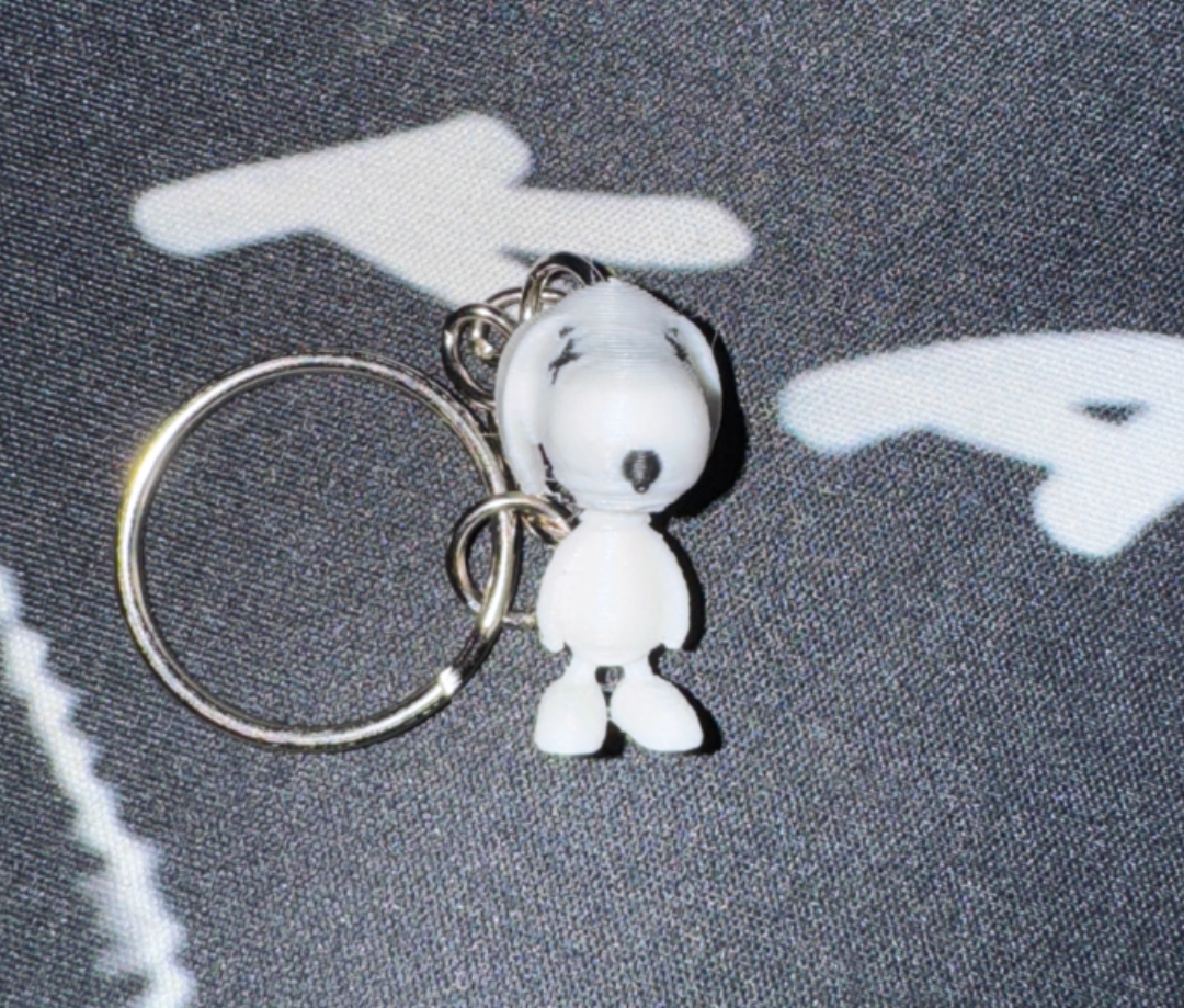 Kaws Snoopy color keychain