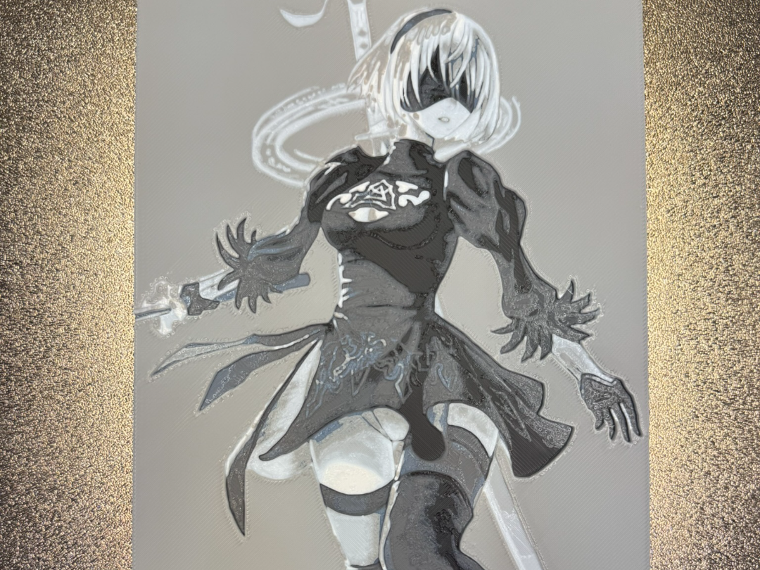 NieR:Automata 2B Hueforge