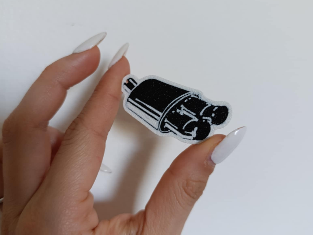 exhaust keychain