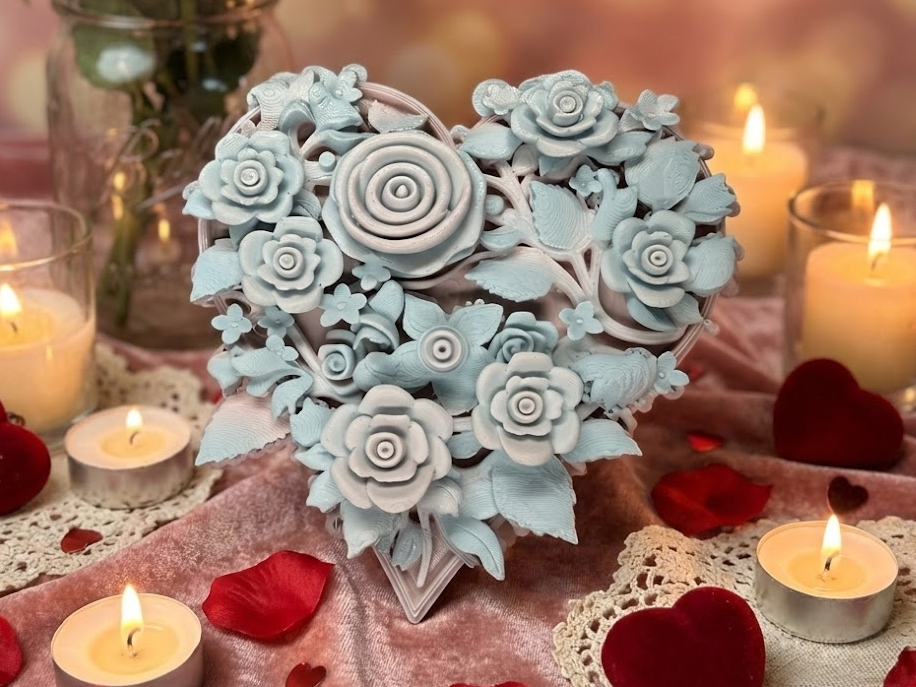 Blumen Herz – Rosen - Romantisch Valentinstag