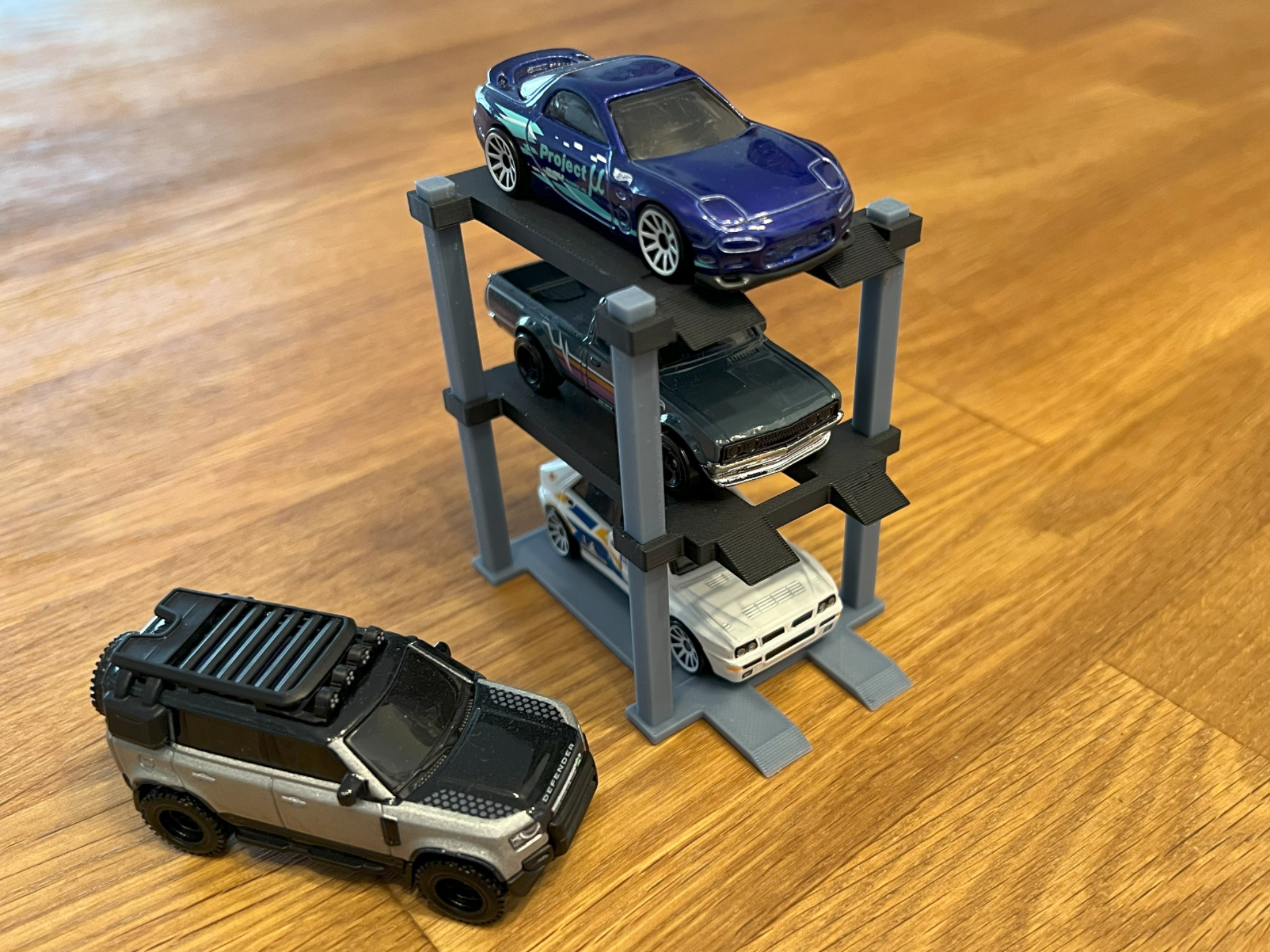 4-post triple CARLIFT Lifting platform 1/64 garage