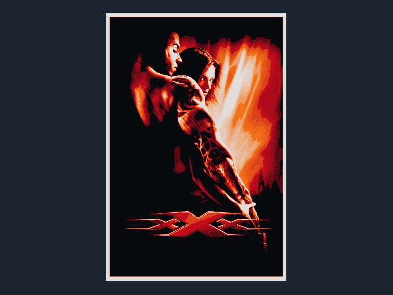 xXx (Movie Poster - HueForge)