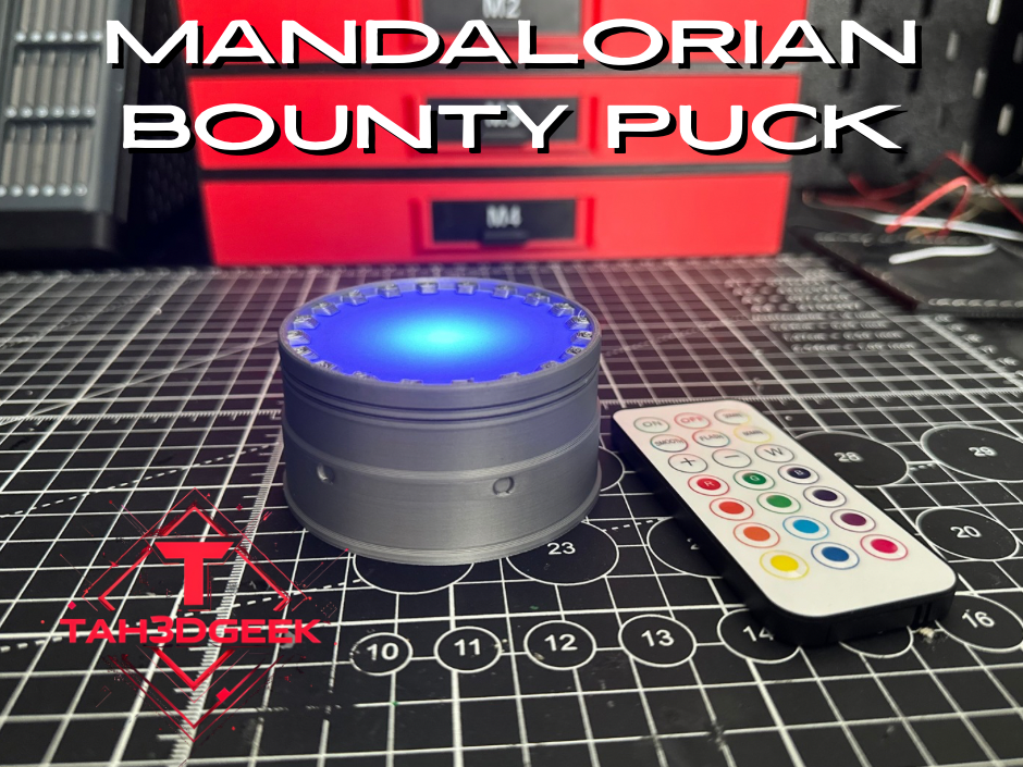 Mandalorian Bounty Puck (RGB Light Compatible)