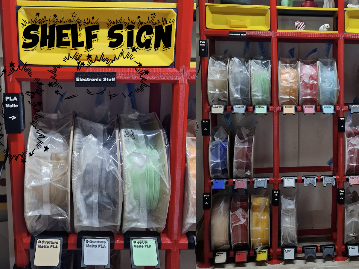 DapRack - Shelf labeling