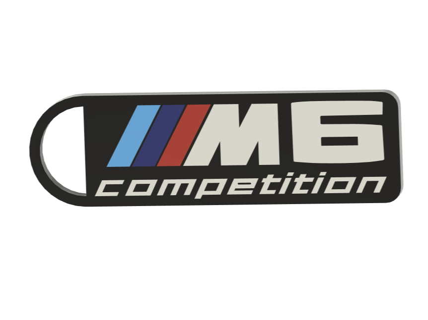 BMW M6 Competition By Nforce3D Keychain