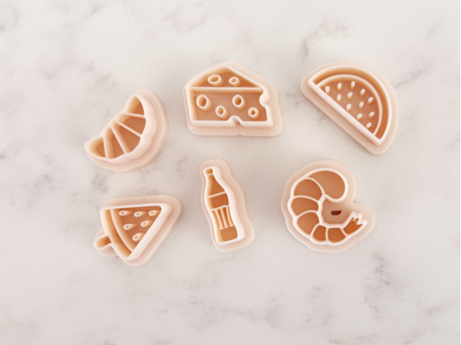 Food Polymer clay cutters