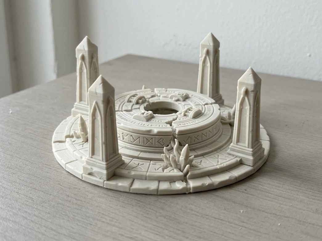 Fantasy Ritual Circle Diorama Base