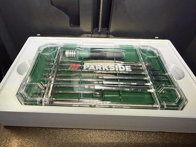 Gridfinity Box für Parkside Feinmechanik-Werkzeuge