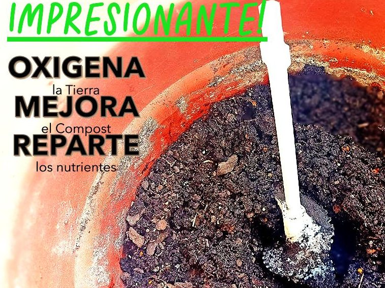 Aereador para macetas / compost / sustrato