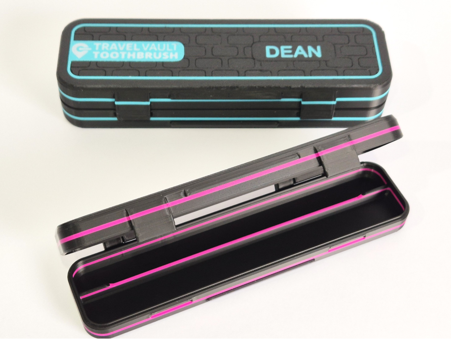 Travel tooth brush & tooth paste case