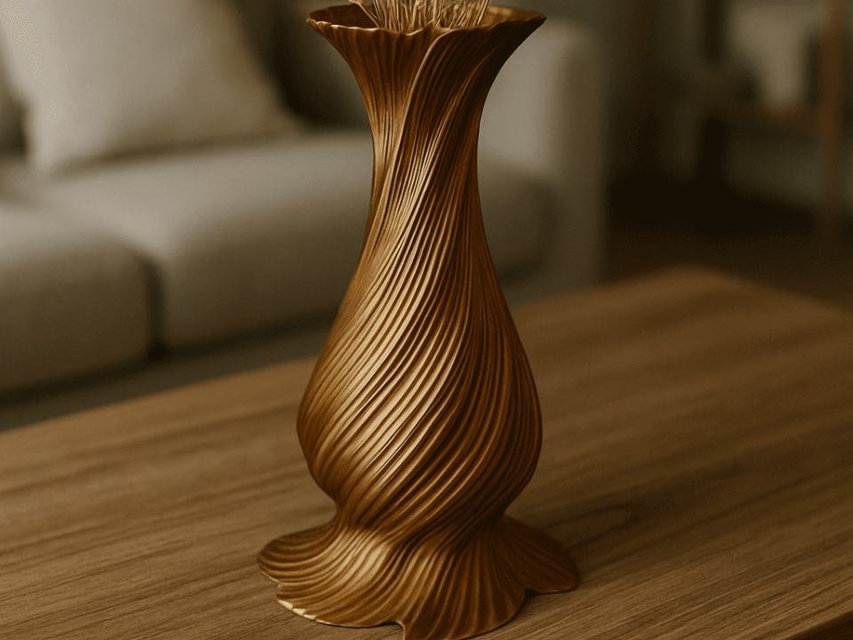 Vaso bulbo - modelo espiral, parede rígida