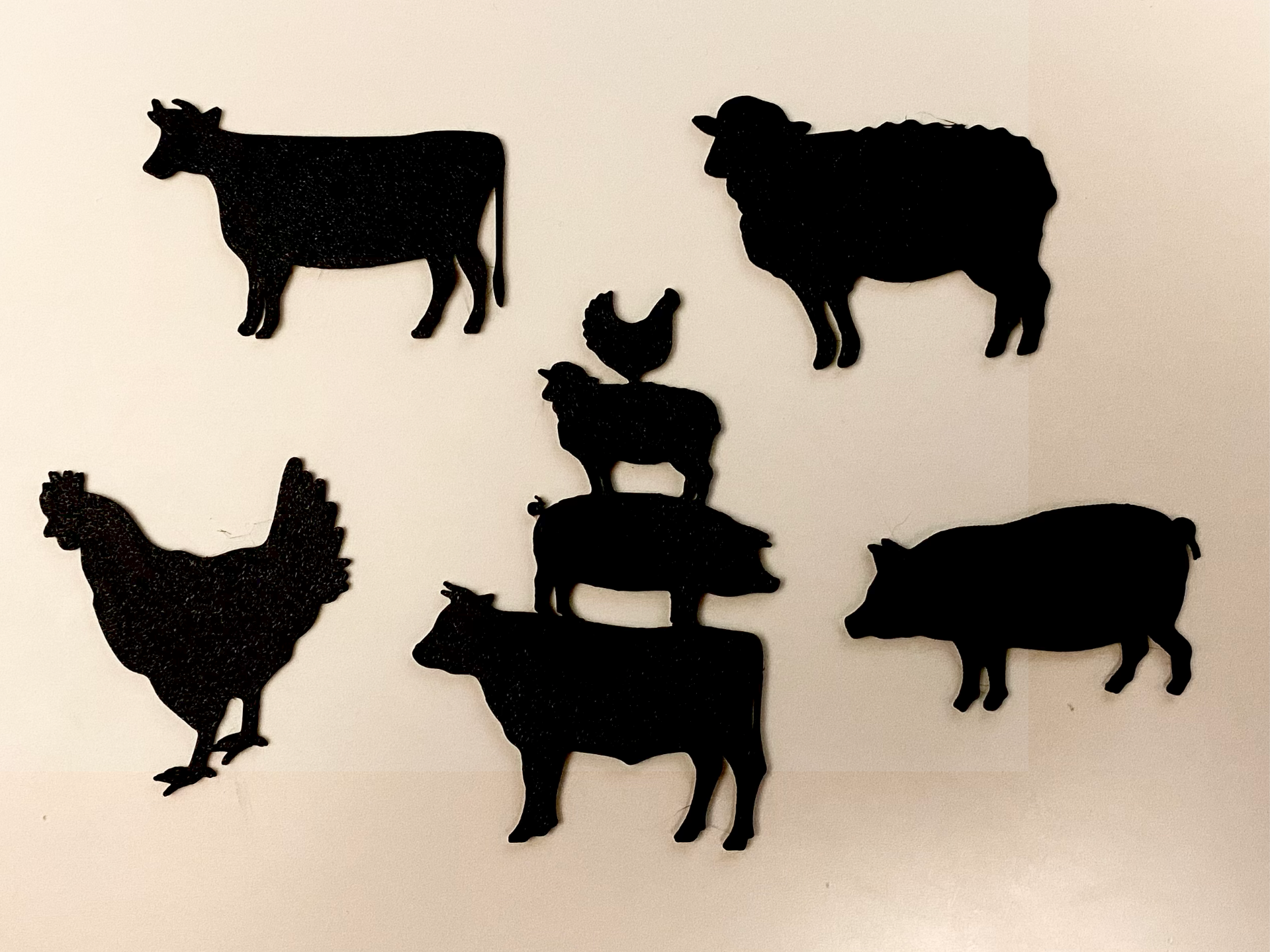 Farm Animals Silhouette