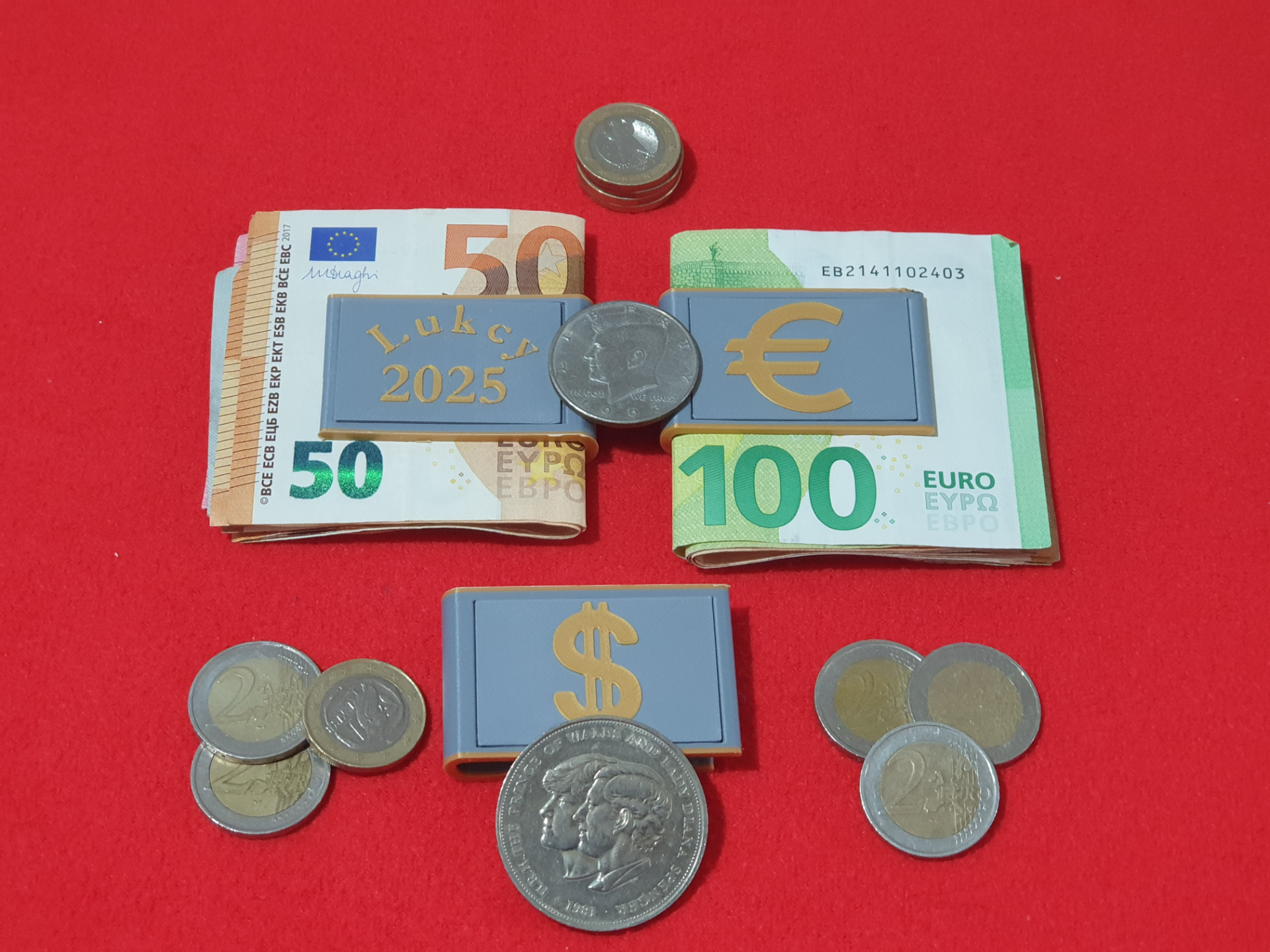 Millionaires’ money clips