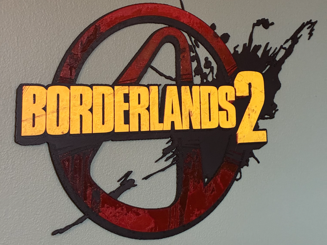 Borderlands 2 Logo Wall Art