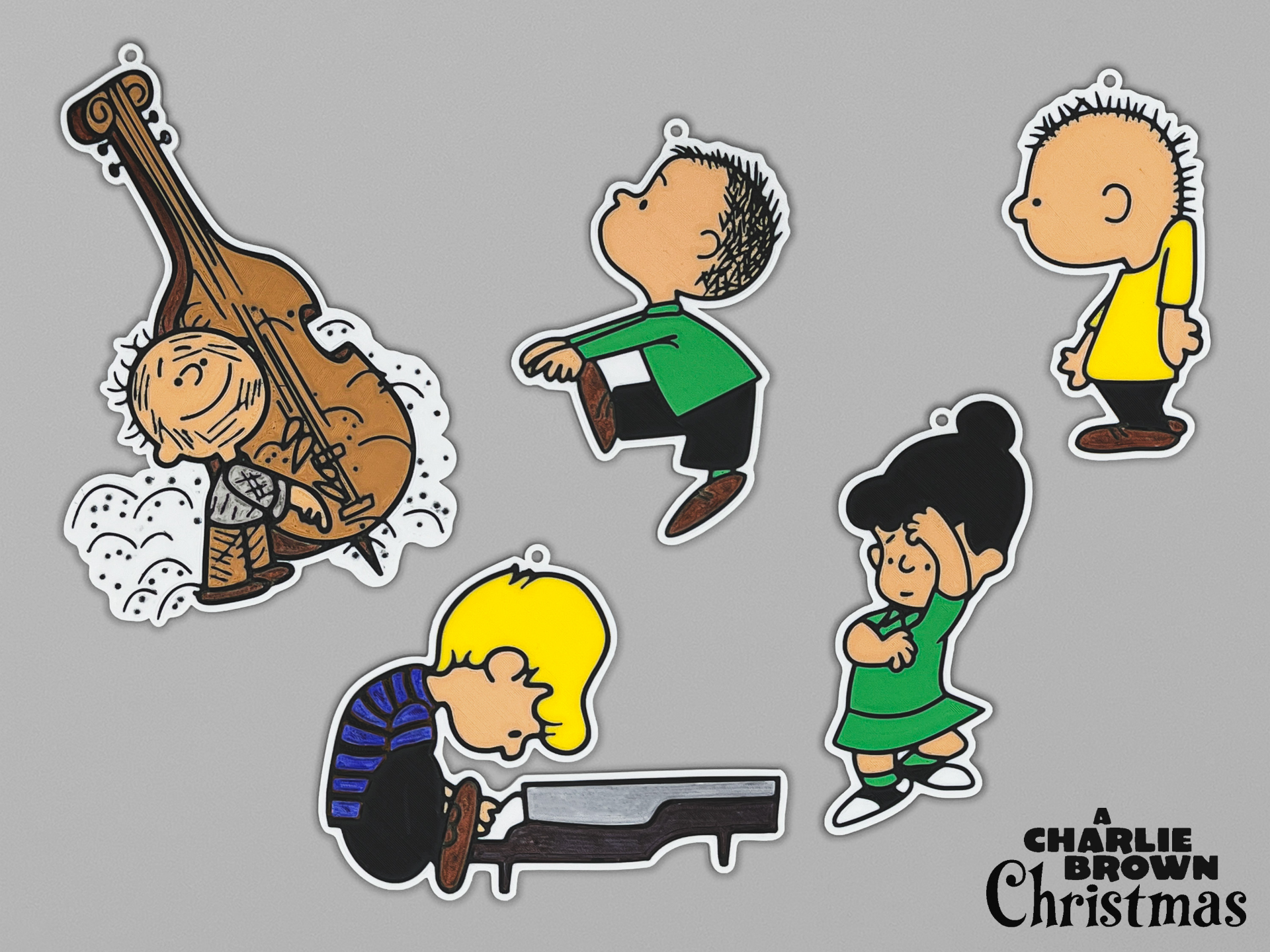 Charlie Brown Dancing Kids Christmas Decor Part 2