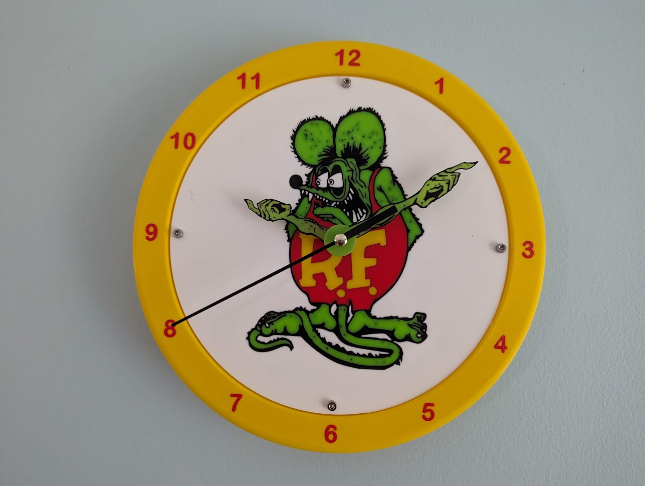 Rat Fink Clock Face
