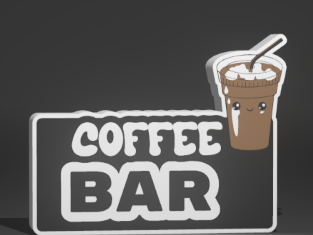 coffee bar lightbox