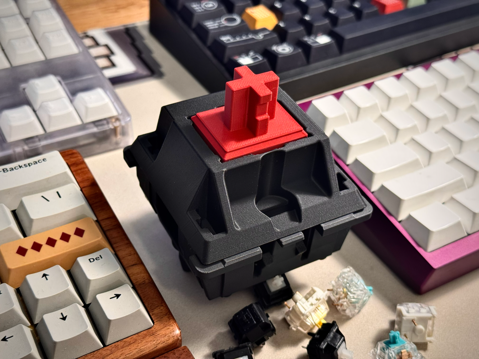 500% Scale MX Keyboard Switch - Fully Functional