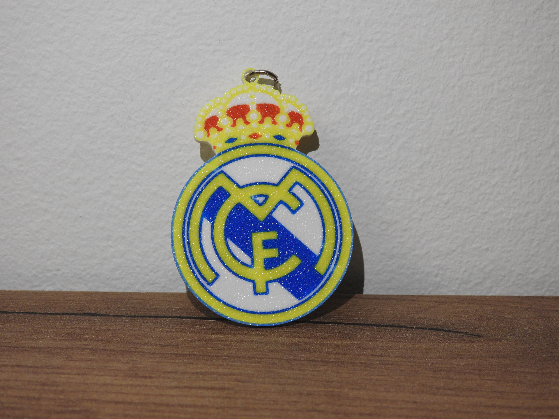 Real Madrid keychain both sides