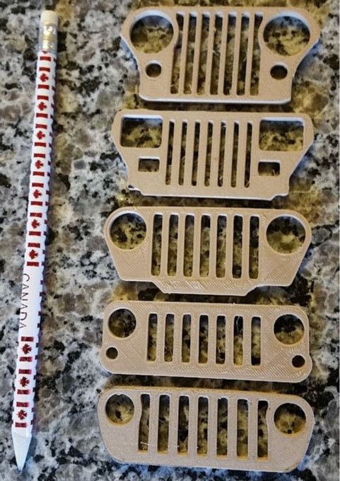 Jeep Grill keychains