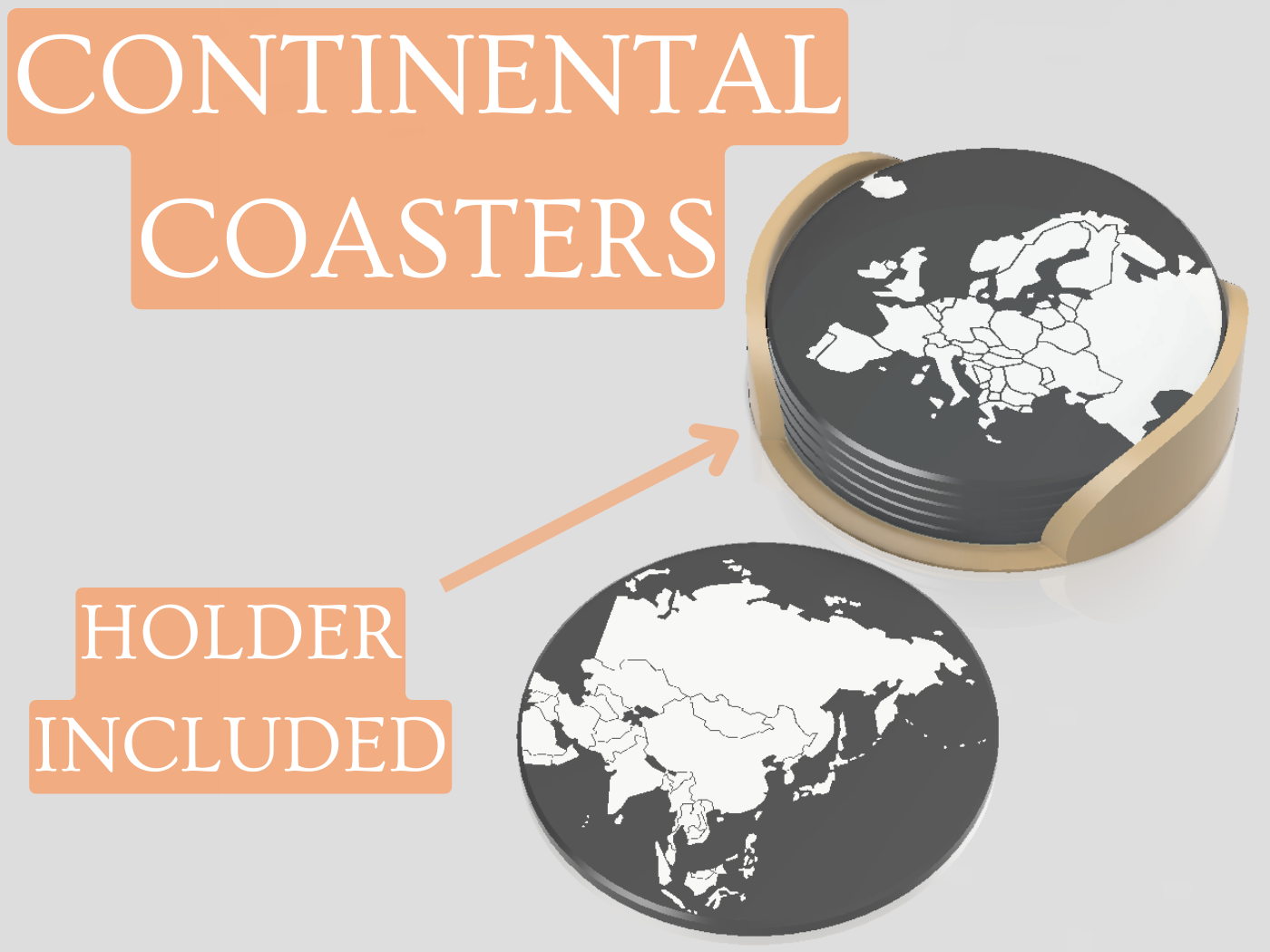 Continent Coasters Flat AMS