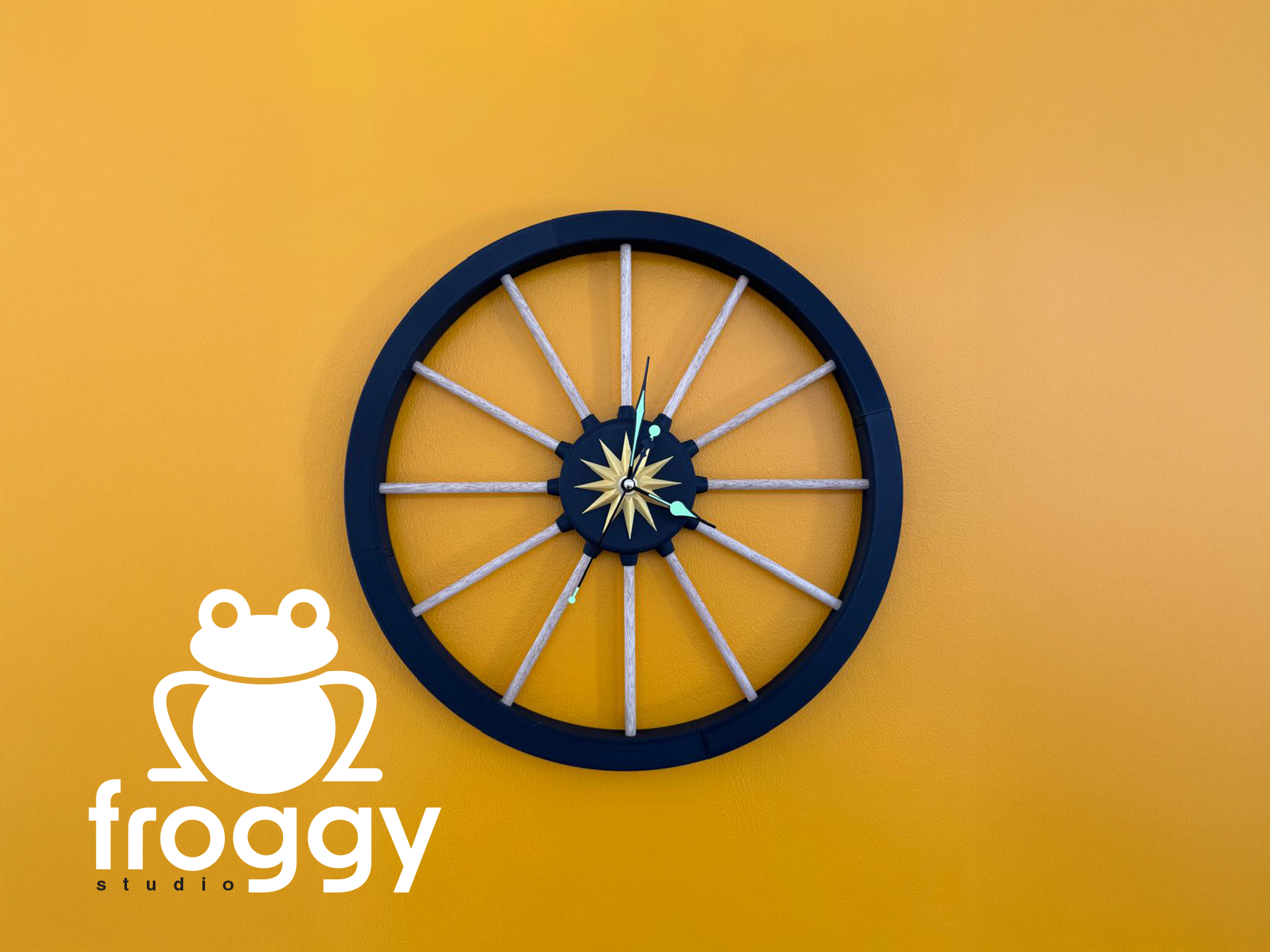 Nautical Dowel Clock