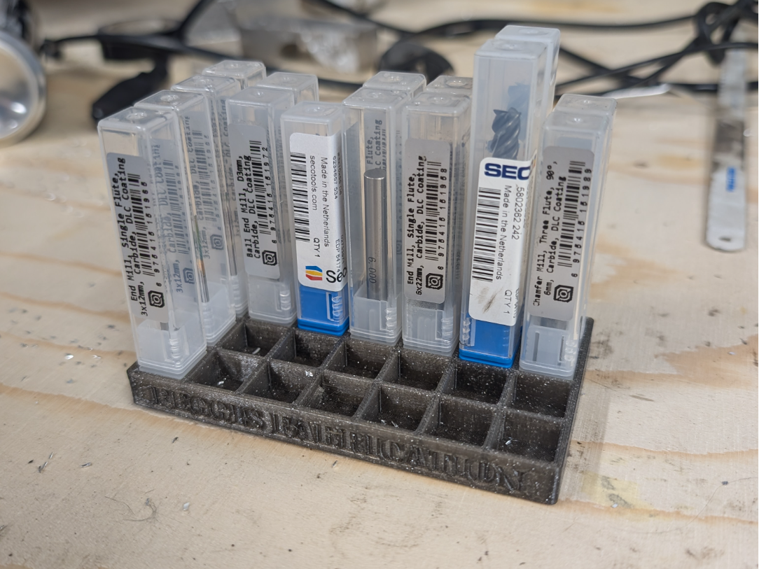 CNC Bits tray