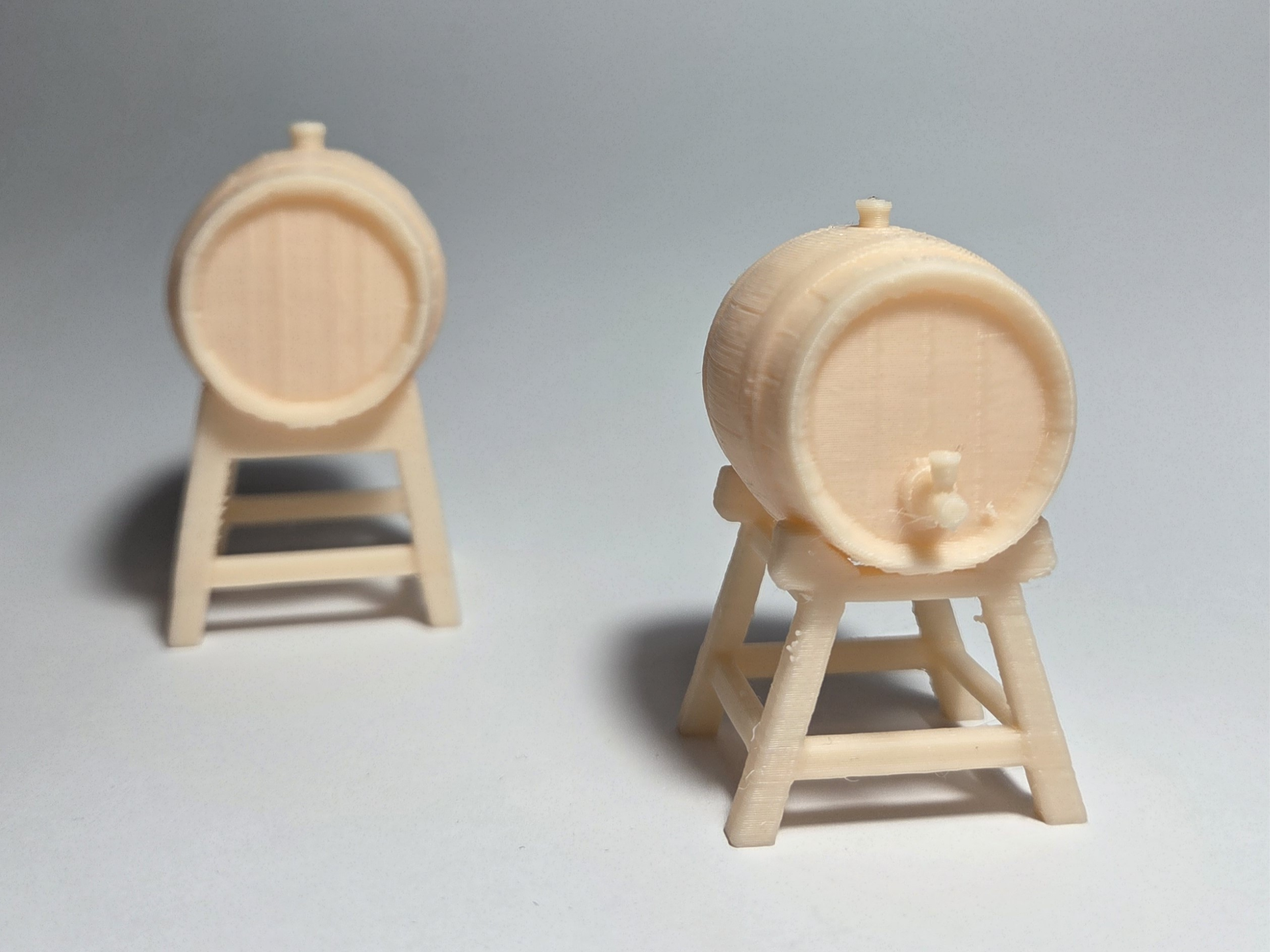 Medieval Beverage Barrels – 2-Pack Props for DND