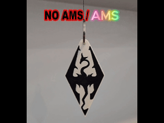 Skyrim Logo Keychain NO AMS / AMS