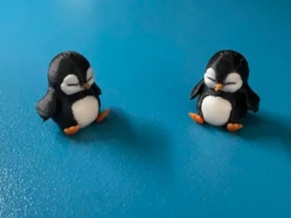 Chubby Sleepy Penguin