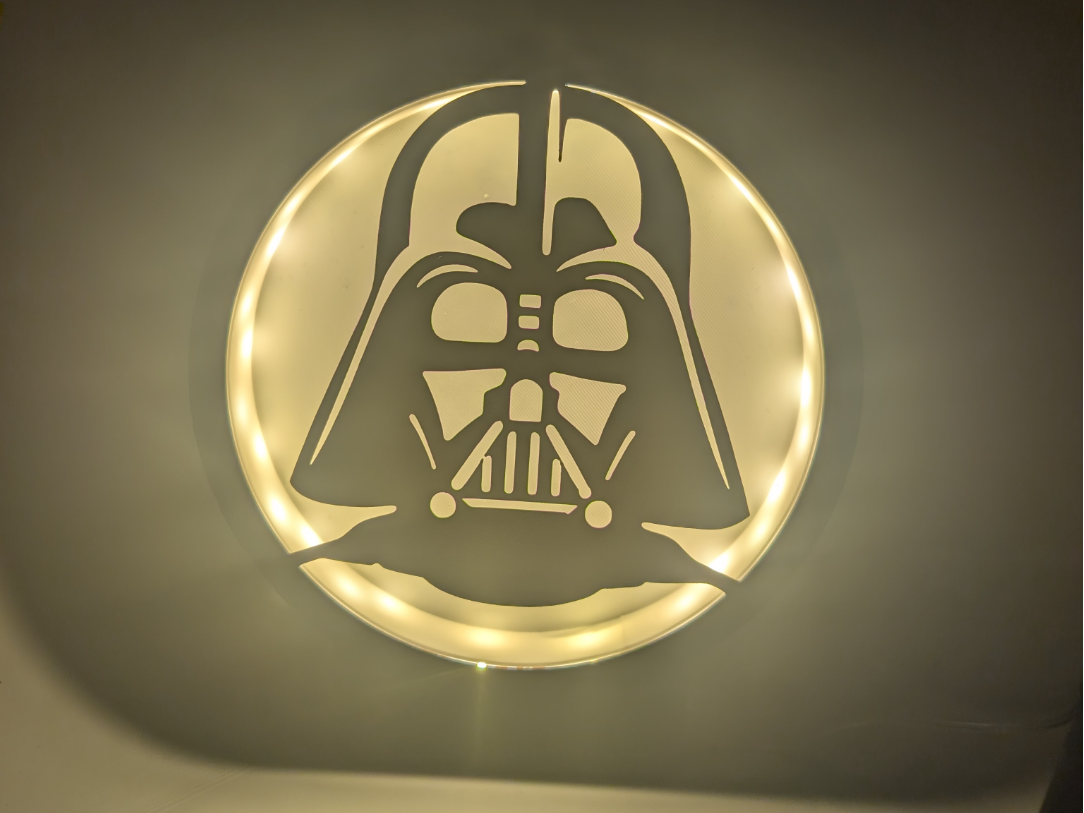 LED Silhouette Lampe Darth Vader