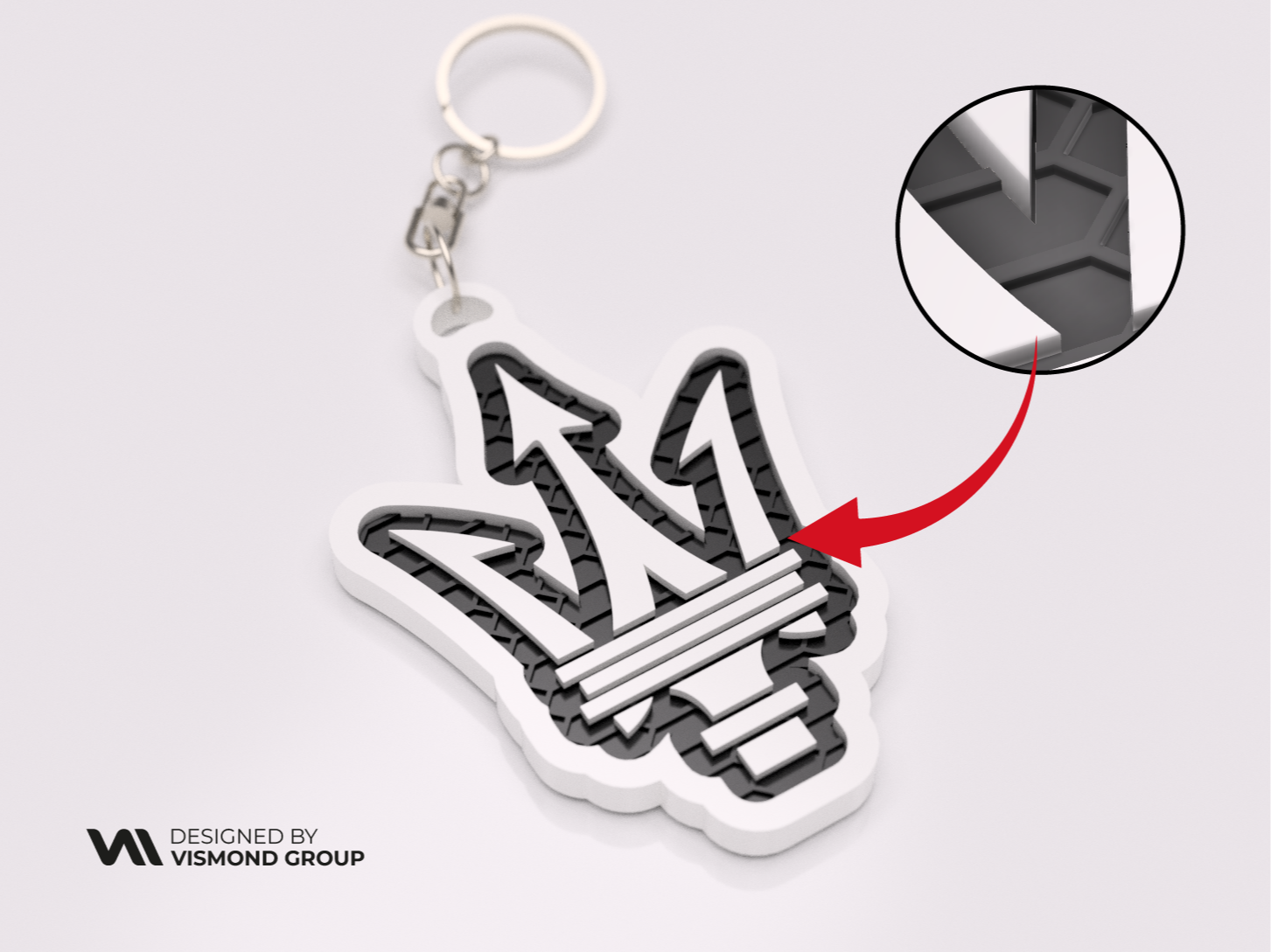 Maserati Keychain