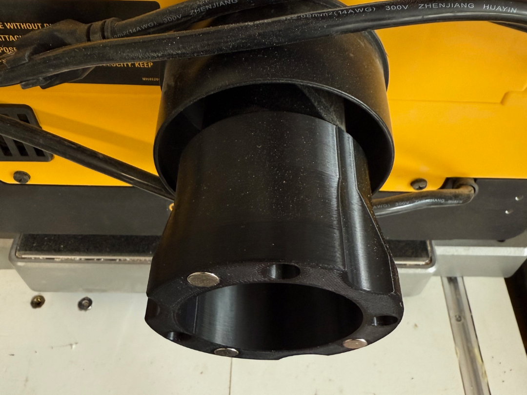 DW735 slip on dust collection