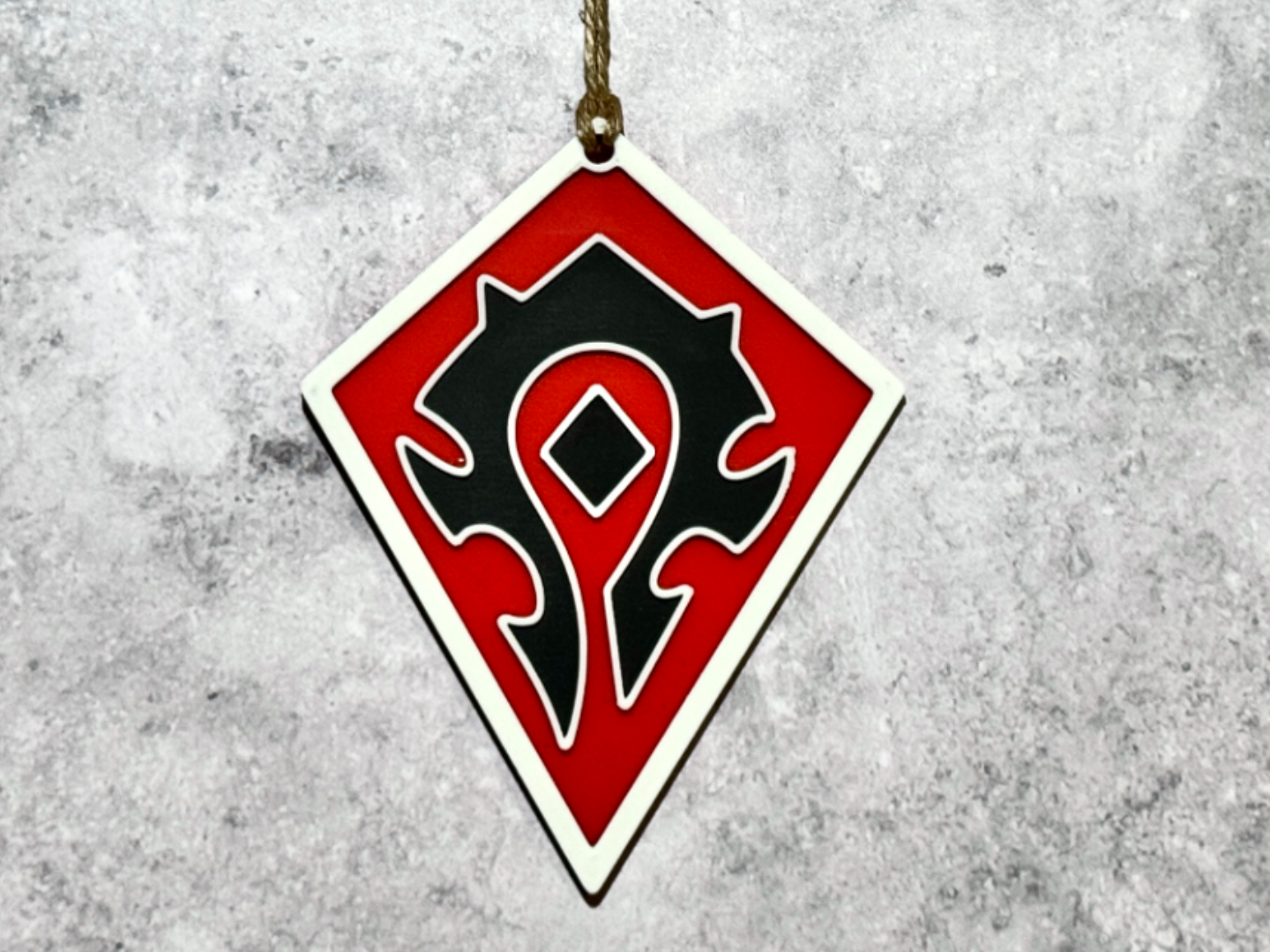 Horde Banner Ornament – Warcraft Holiday Glory!